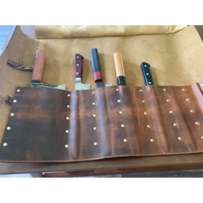 Denali Leather knife roll